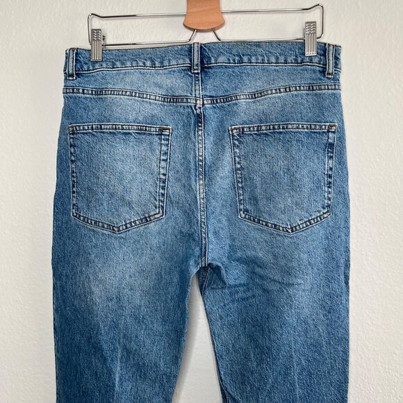 Reformation Jeans Womens Liza High Straight Button Fly Jean Size 31 - Picture 3 of 13